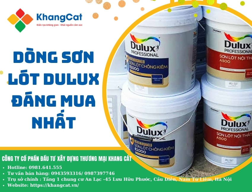 Dòng sơn lót Dulux dự án đáng mua nhất